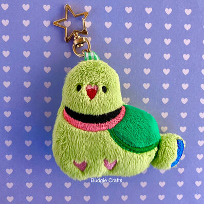 Indian Ringneck Keychain